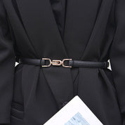 Lorrie | Verstelbare Dames Riem - PU-leer met Goudkleurige Gesp