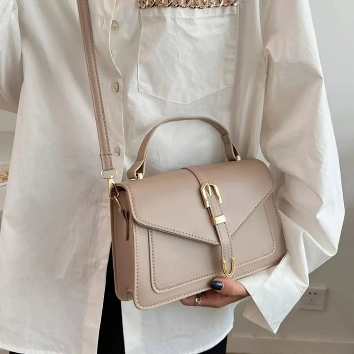 Reagan | Dames crossbody tas met gespsluiting verstelbare schouderband