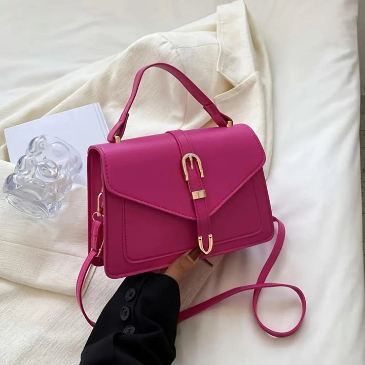 Reagan | Dames crossbody tas met gespsluiting verstelbare schouderband
