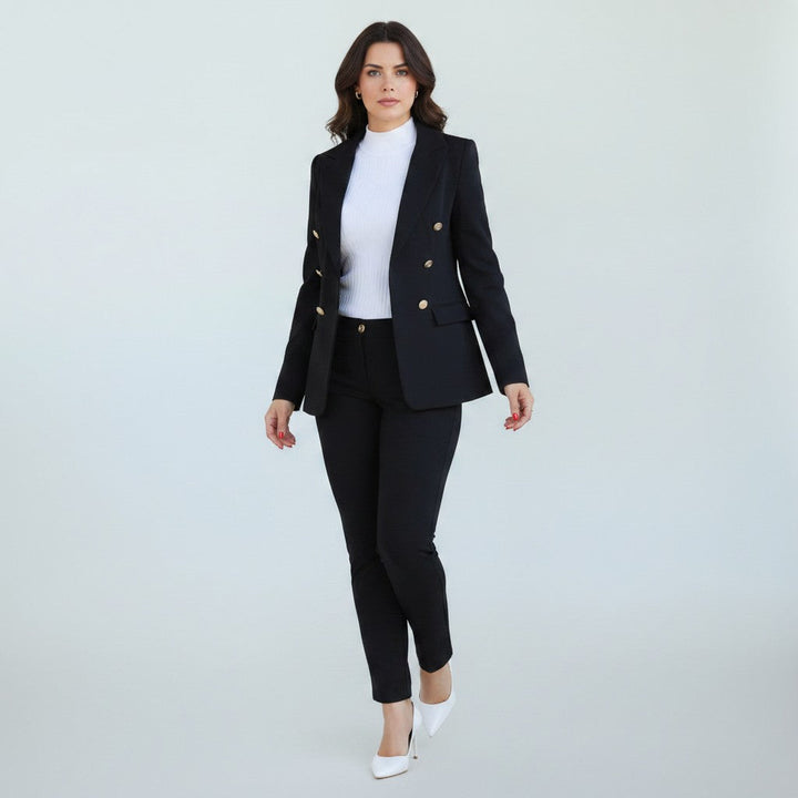 Alyssa | Dames tweedelig pak met blazer en pantalon