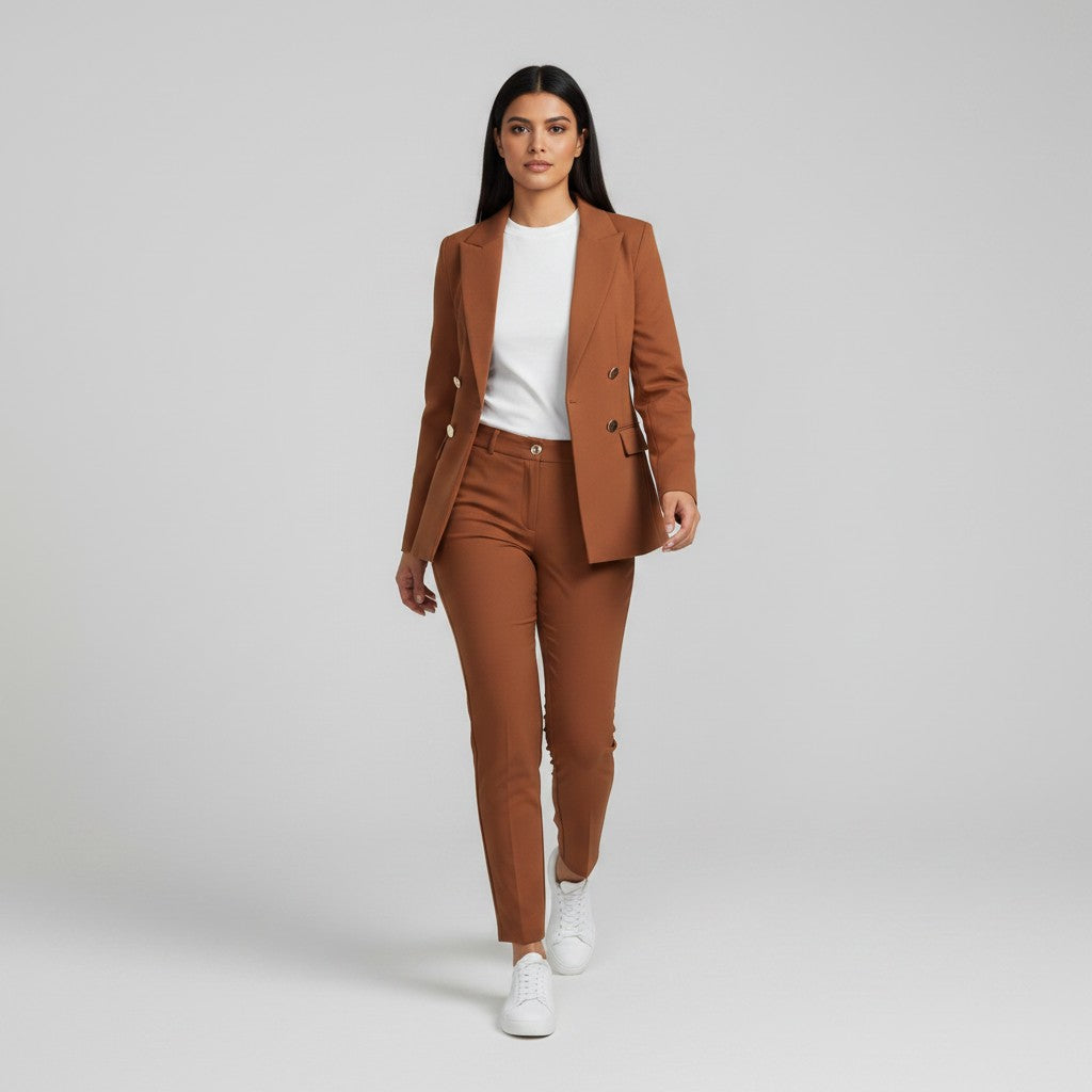 Sylvie | Elegant Tweedelig Blazer Pak voor Dames