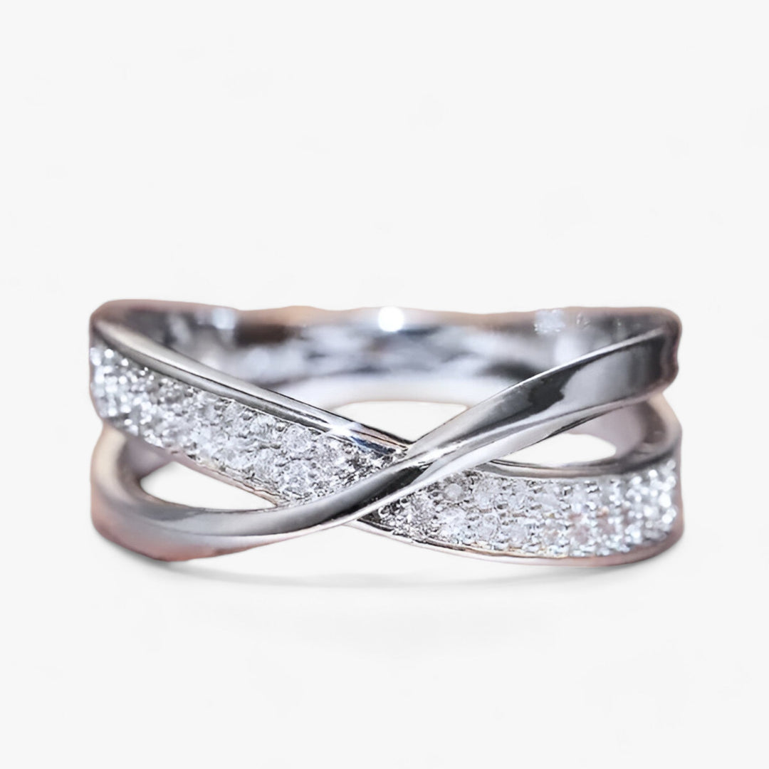 Blake | Dames ring met kruislings ontwerp
