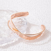 Goudkleurige Verstelbare Dames Armband – Kruisdesign