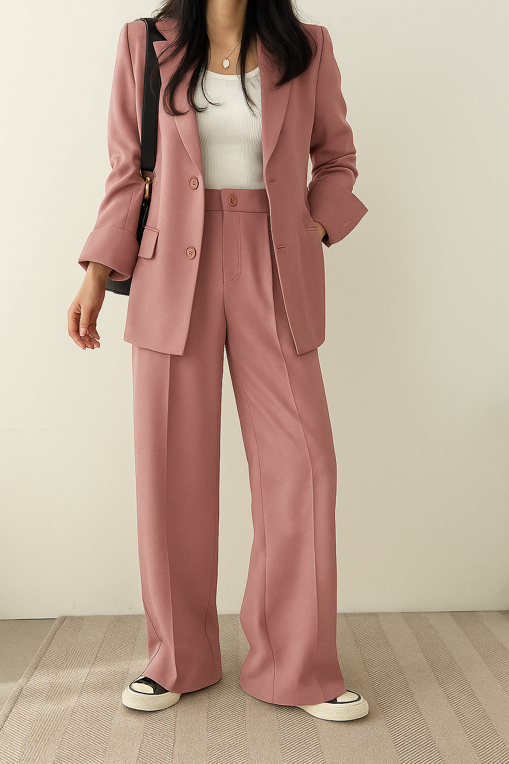 Reign | Dames tweedelig pak met blazer en pantalon