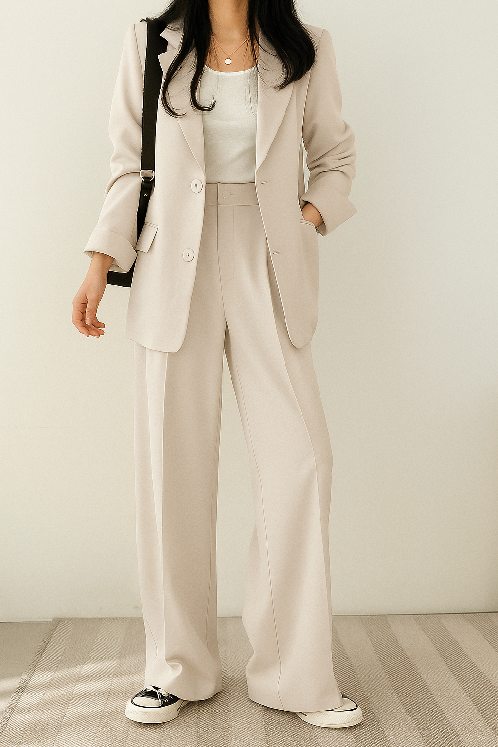 Reign | Dames tweedelig pak met blazer en pantalon