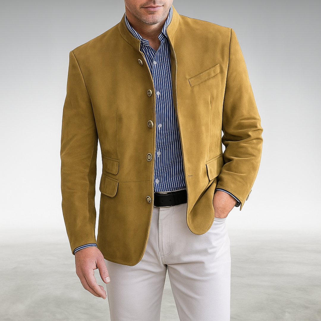 Adrian | Casual Moderne Knop Cardigan