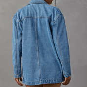Femme | Casuel Denim Jas Dames - Stijlvol & Elegant