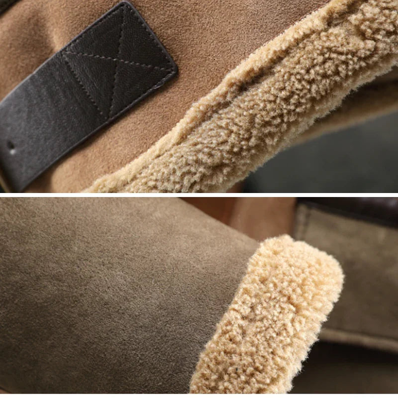 Emilio Valente Suède Fleece Jas
