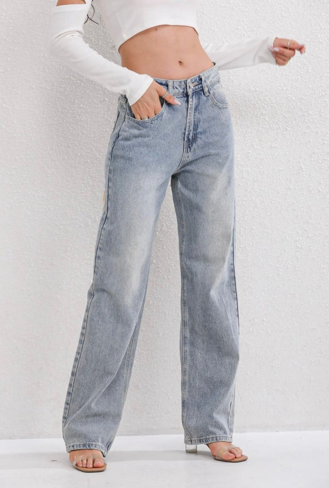 Royalty | Dames vintage ripped jeans met patchwork detail
