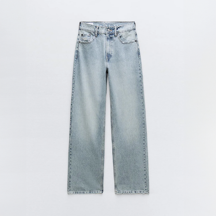 Royalty | Dames vintage ripped jeans met patchwork detail