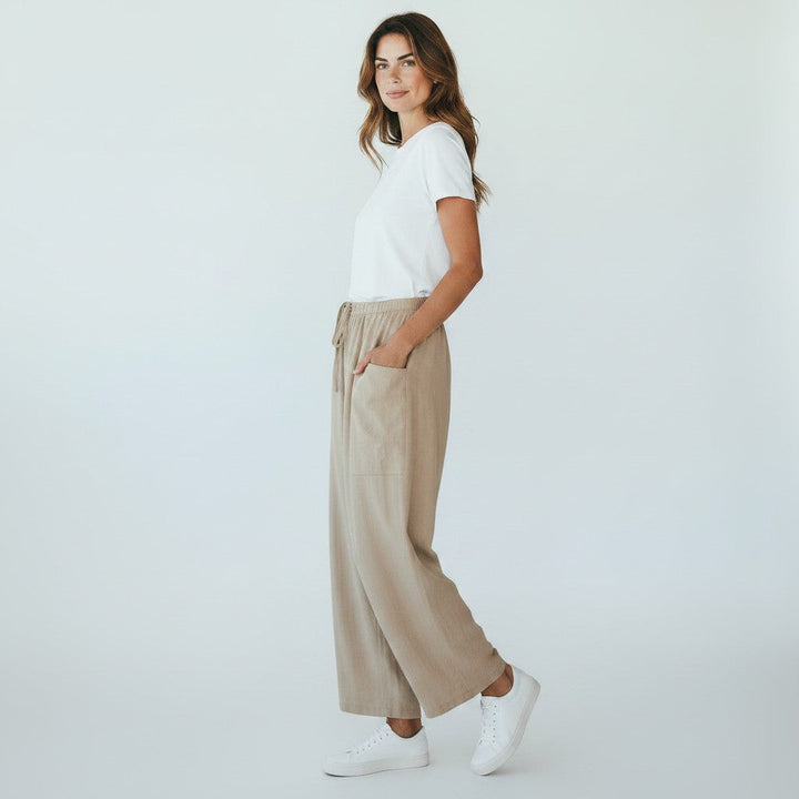 Margot | Dames harembroek with elastische tailleband wijde pijpen