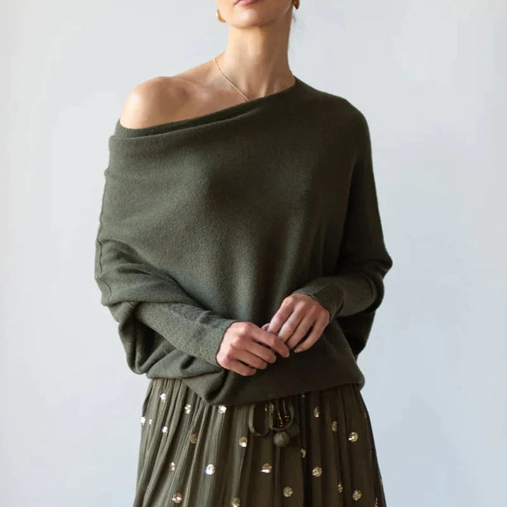 Annabelle | Dames Trui met Asymmetrisch Ontwerp Losse Pasvorm