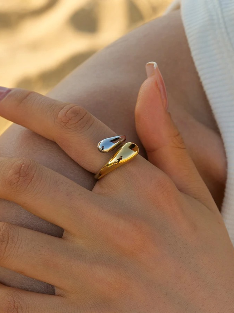Marlene | Dames Ring - Hoogwaardig Roestvrij Staal, Tijdloos en Elegant