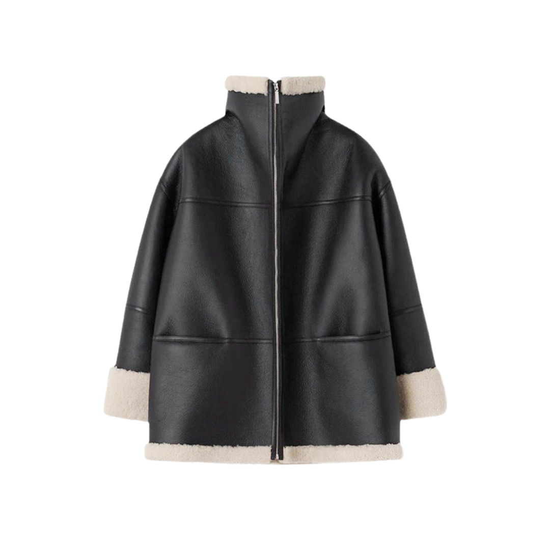Wella | Luxe Gewatteerde Winterjas Dames - Lange Pasvorm, Teddy Fleece