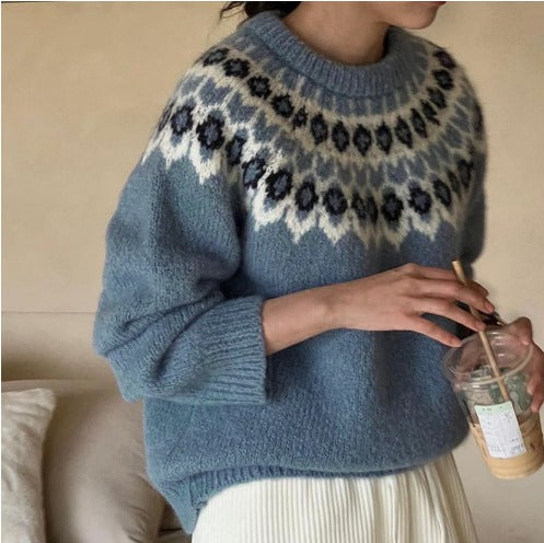 Juliet | Stijlvolle Jacquard-Trui