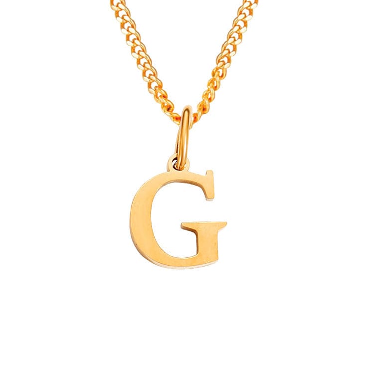 Charlee | Dames ketting met letter hanger