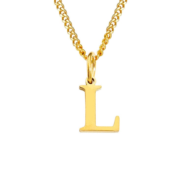Alfabet | Dames Ketting - 14k Roestvrijstaal, Tijdloos en Elegant