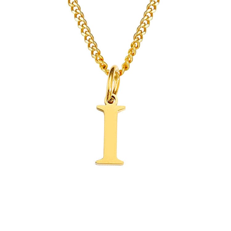 Charlee | Dames ketting met letter hanger