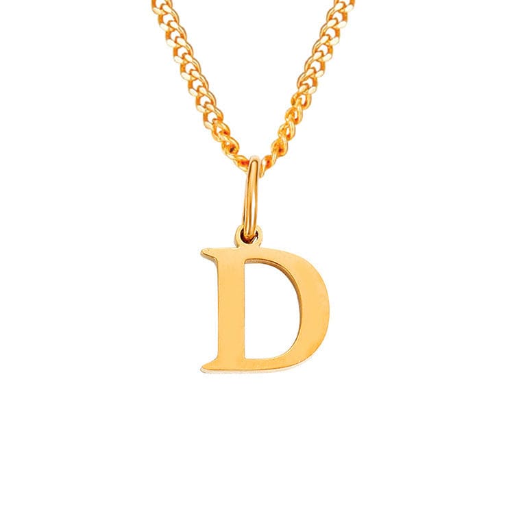 Charlee | Dames ketting met letter hanger