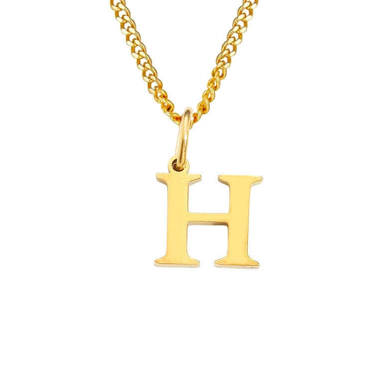 Charlee | Dames ketting met letter hanger