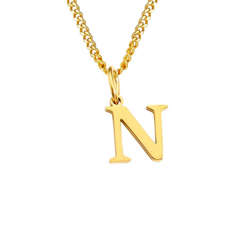 Charlee | Dames ketting met letter hanger