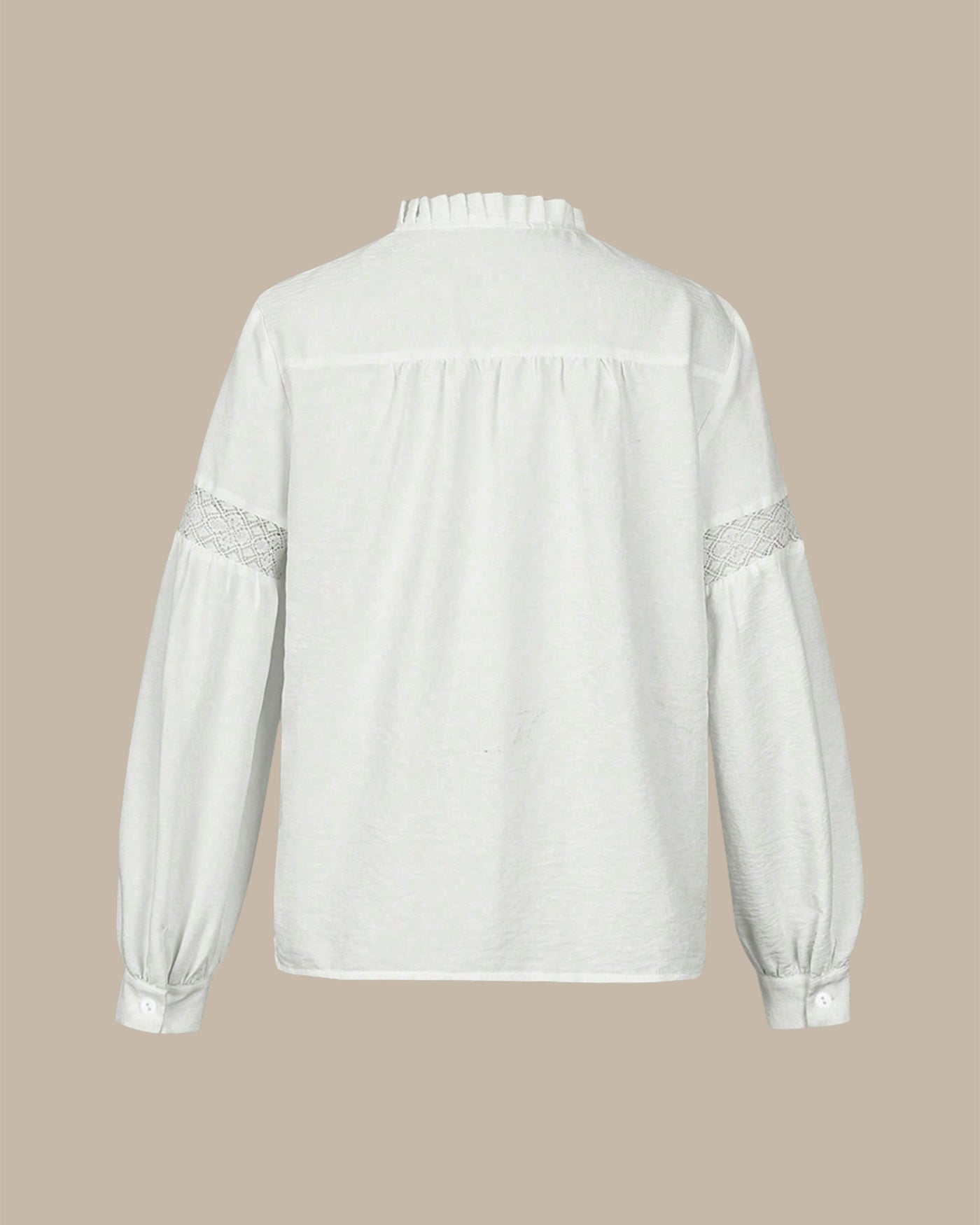 Lima | Casual Blouse Dames - met Ruches en Gegolfde Textuur