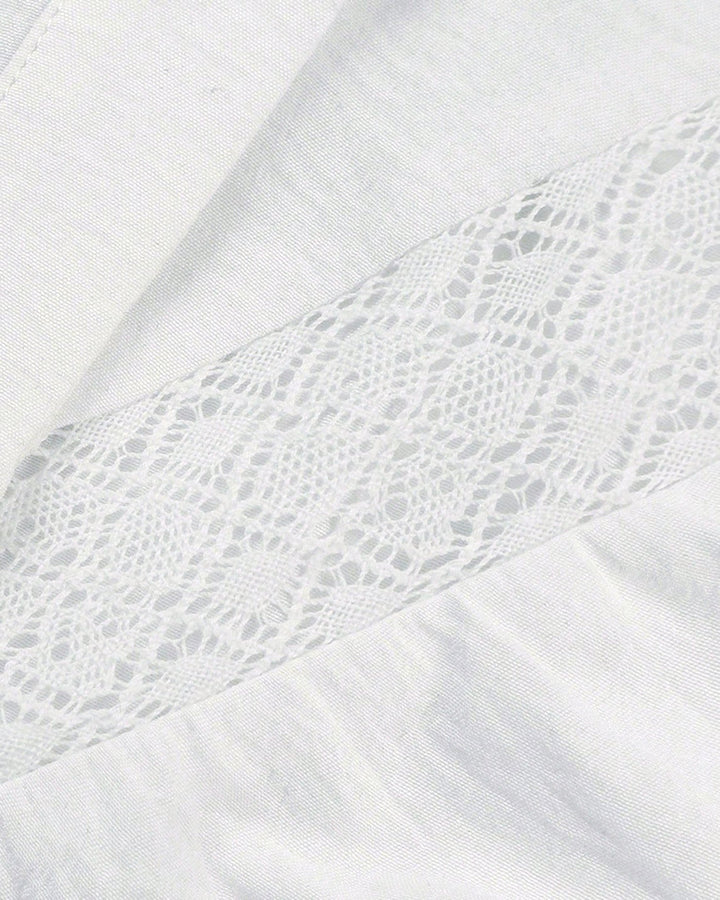 Fatima | Dames blouse met ruffle kraag knoopsluiting