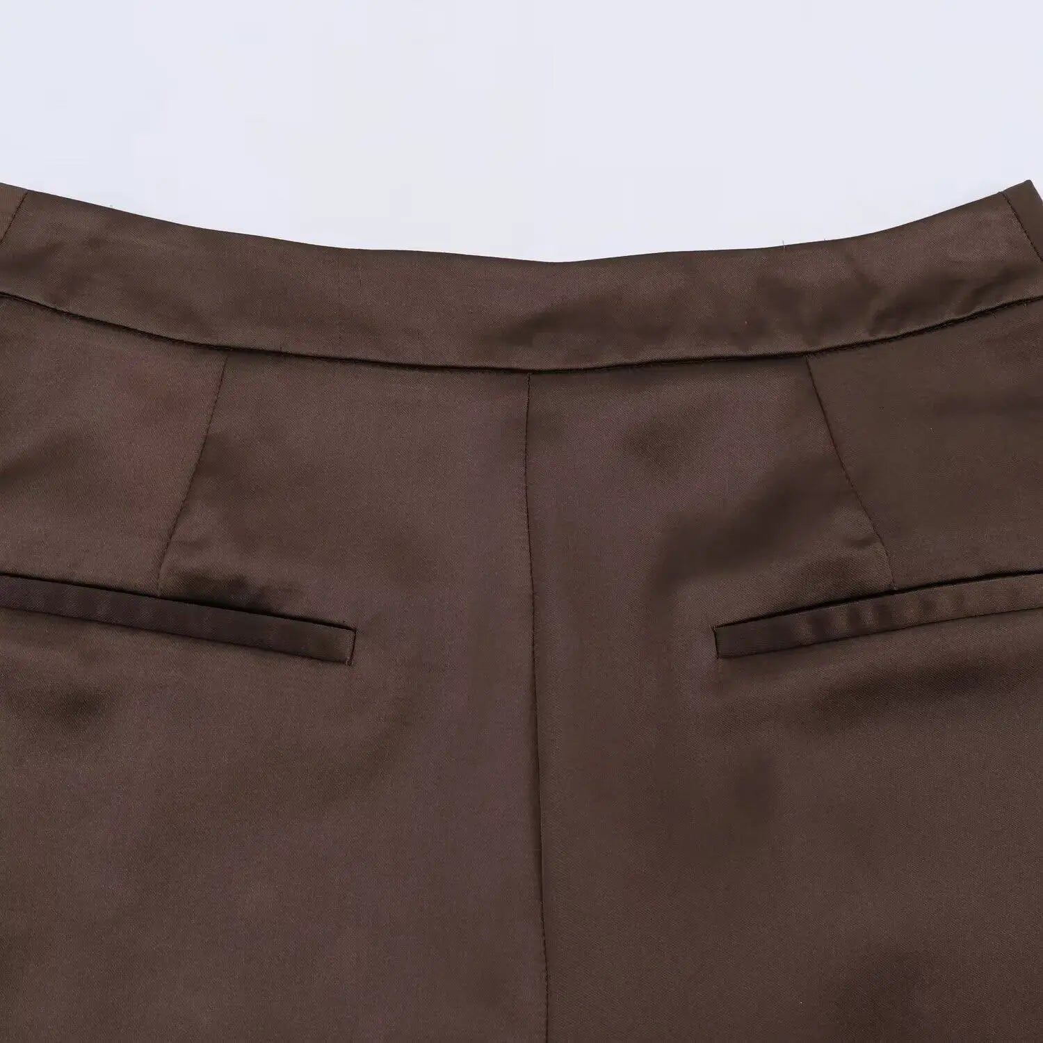 Xylia | Dames Mini Short - Luxe Satijn met Kanten Rand