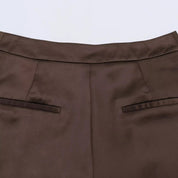Xylia | Dames Mini Short - Luxe Satijn met Kanten Rand