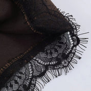 Xylia | Dames Mini Short - Luxe Satijn met Kanten Rand