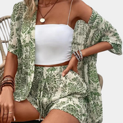 Alexia | Zomerse Set - Luchtige Blouse en Korte Broek