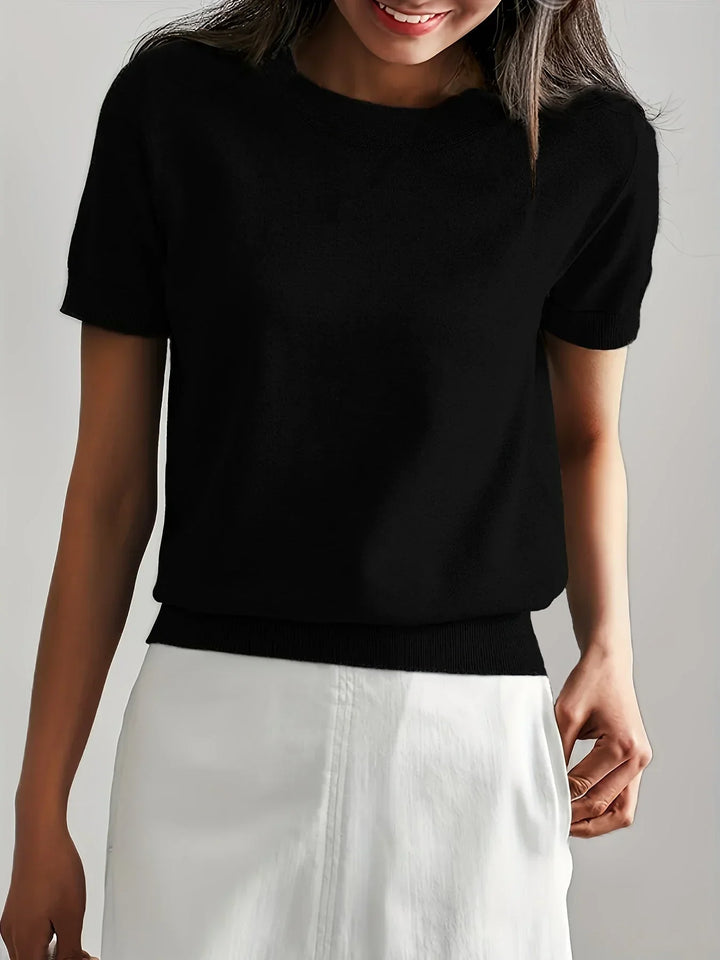Miranda | Dames T-shirt met korte mouwen ronde hals