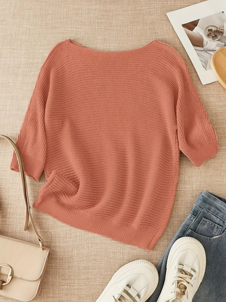 Lena | Relaxed Open-Knit Trui