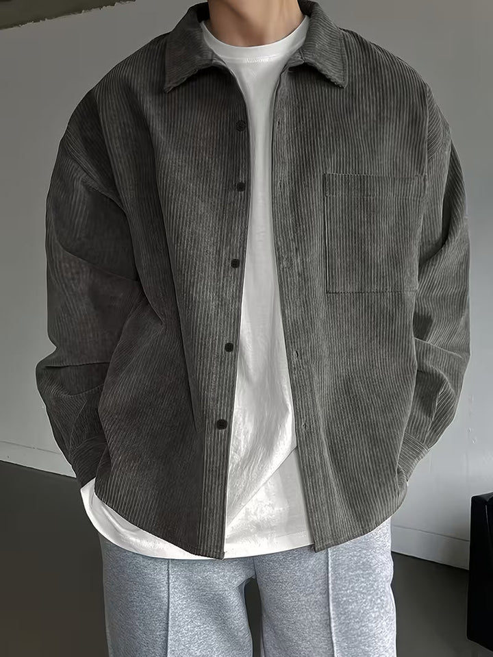 Jonas | Casual Lange Mouwen Corduroy Jas