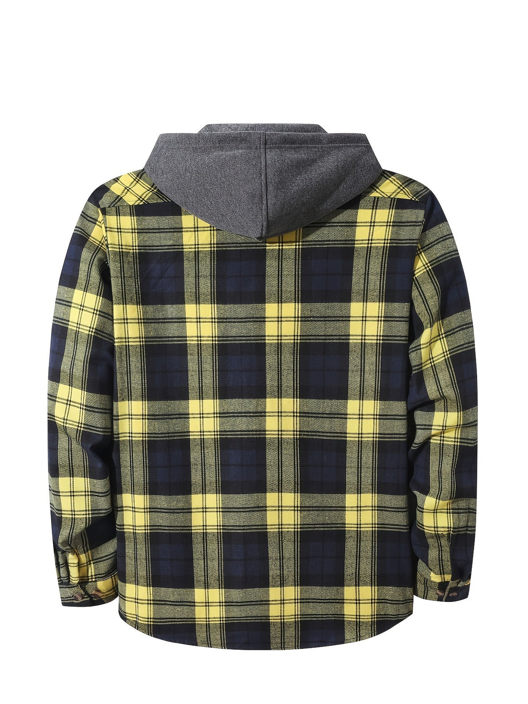 Braxton | Geruit Hooded Shirt