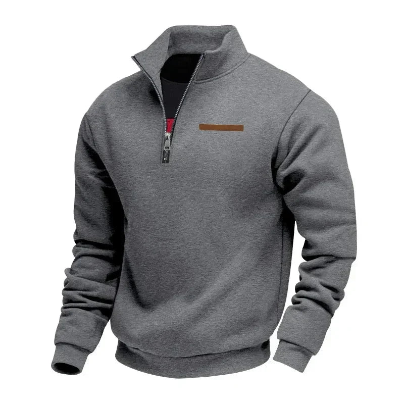 Heren Casual Fleece Pullover Sweatshirt
