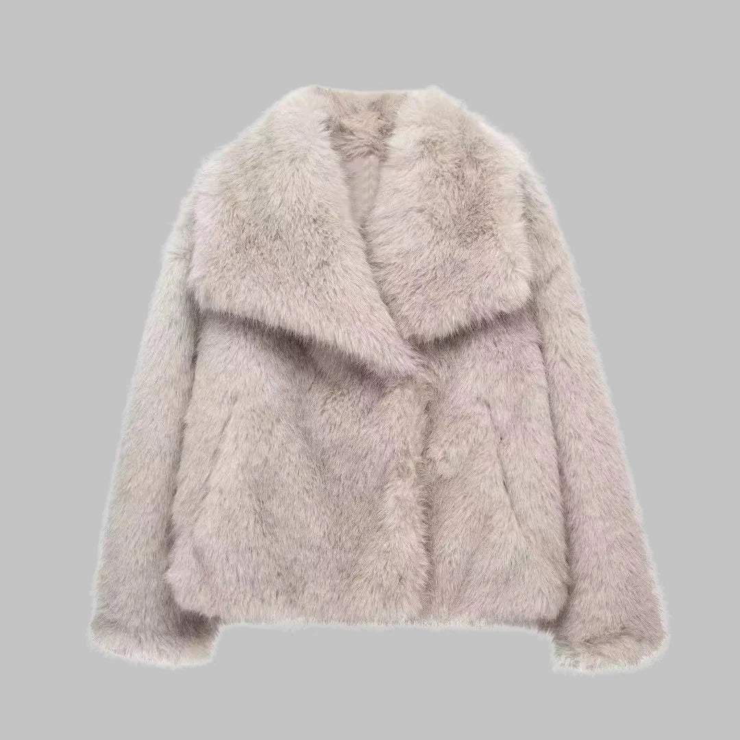Aigerim | Geknipt Notch-Lapel Gestructureerde Jas