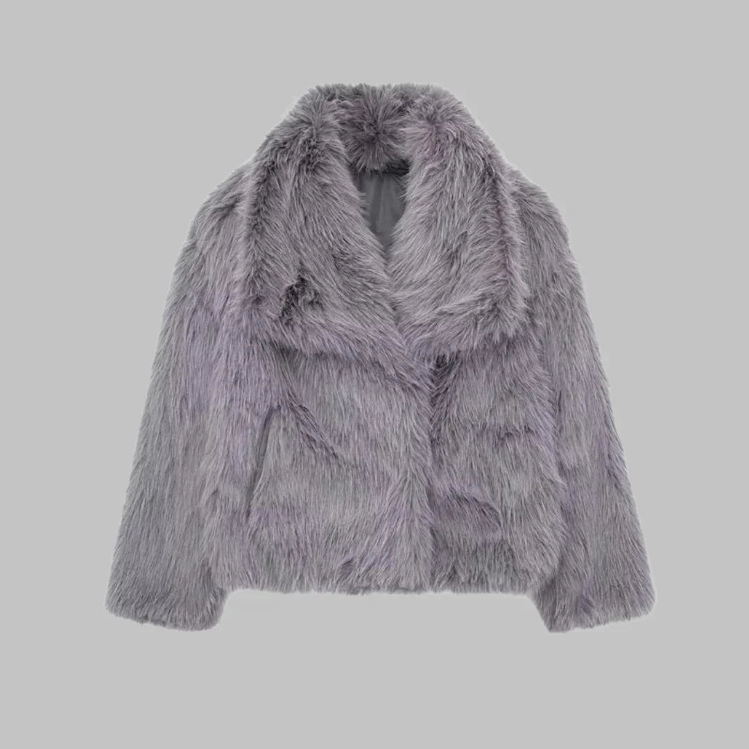 Aigerim | Geknipt Notch-Lapel Gestructureerde Jas