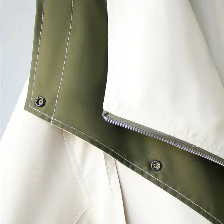 Serafina | Gewatteerde Redactionele Nonchalante Trenchcoat