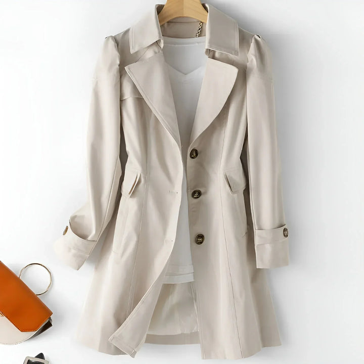 Sevim | Notch-Lapel Signature Graceful Trench Coat