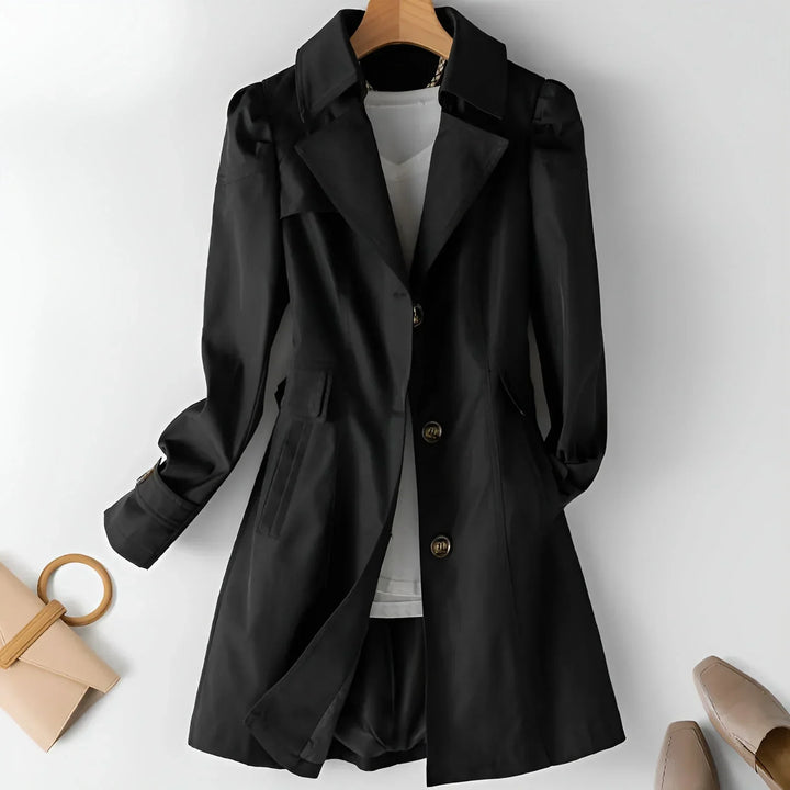 Sevim | Notch-Lapel Signature Graceful Trench Coat