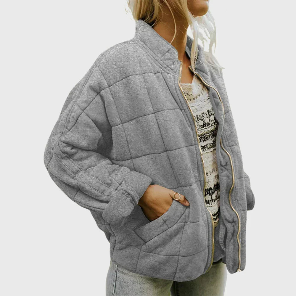 Ebru | Gevoerde Tailored Verfijnde Puffer Jast
