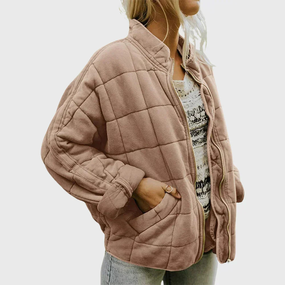 Ebru | Gevoerde Tailored Verfijnde Puffer Jast