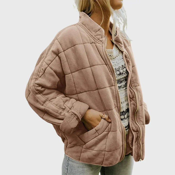 Ebru | Gevoerde Tailored Verfijnde Puffer Jast