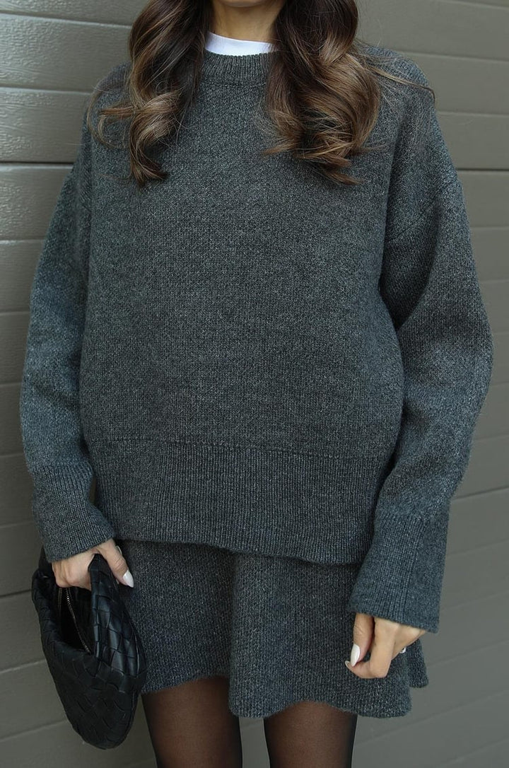 Noor | Dames tweedelige set met rok trui
