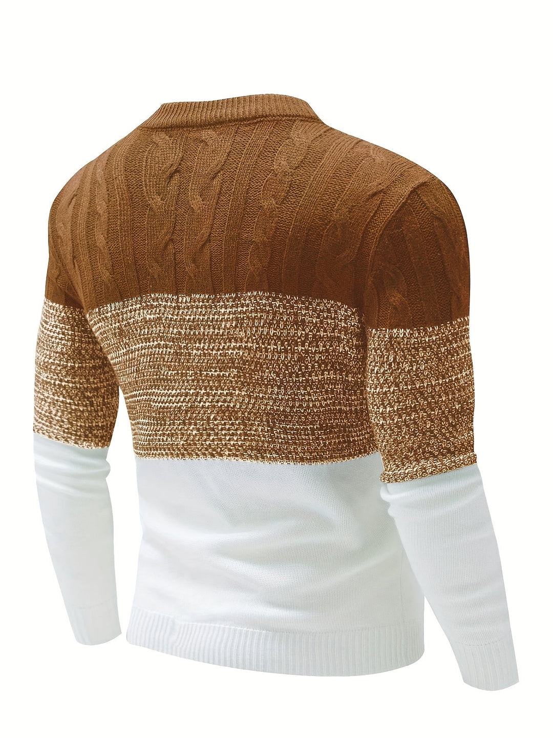 Graham | Kleurblok Crew Neck Trui