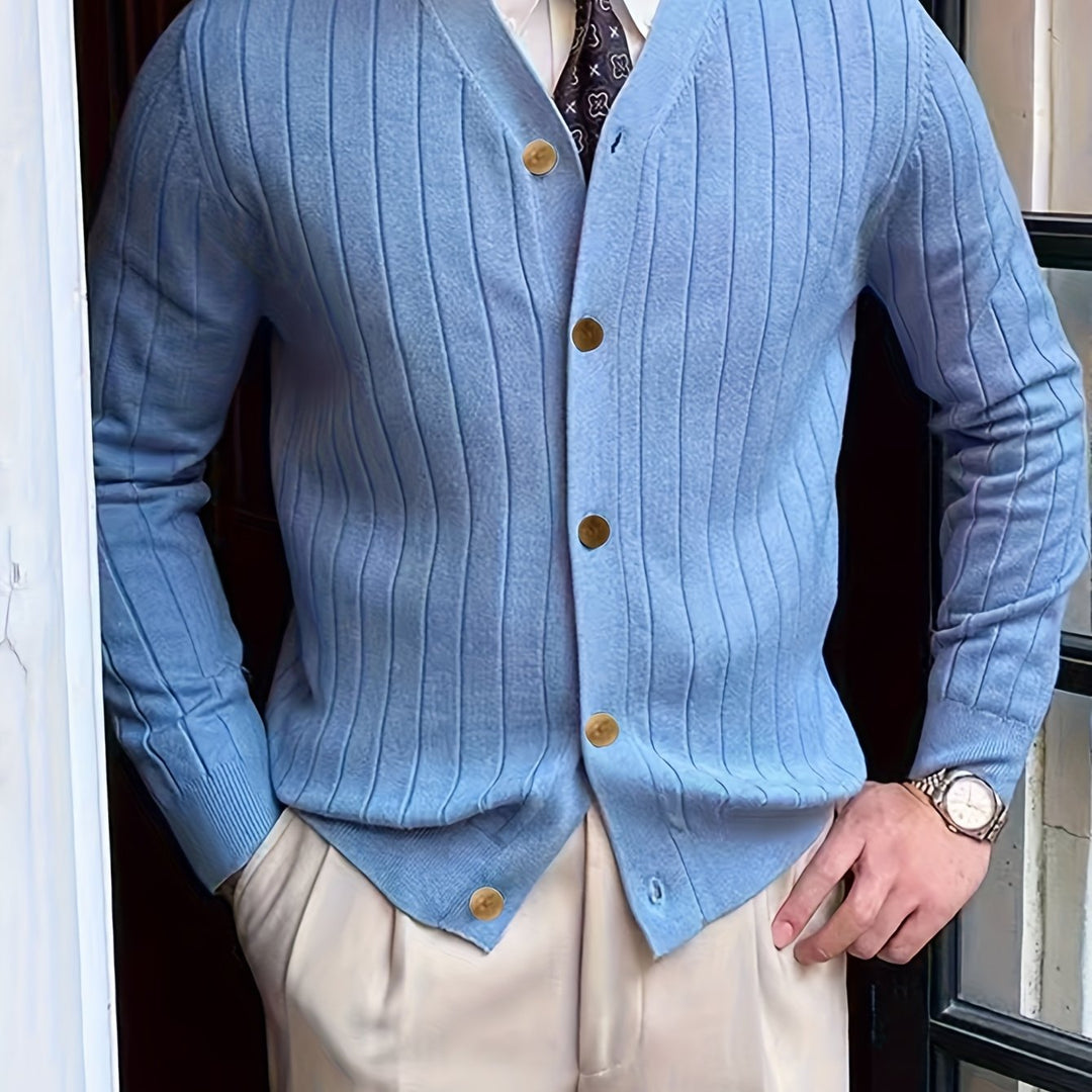 Oliver | Klassieke Knop-Up Cardigan