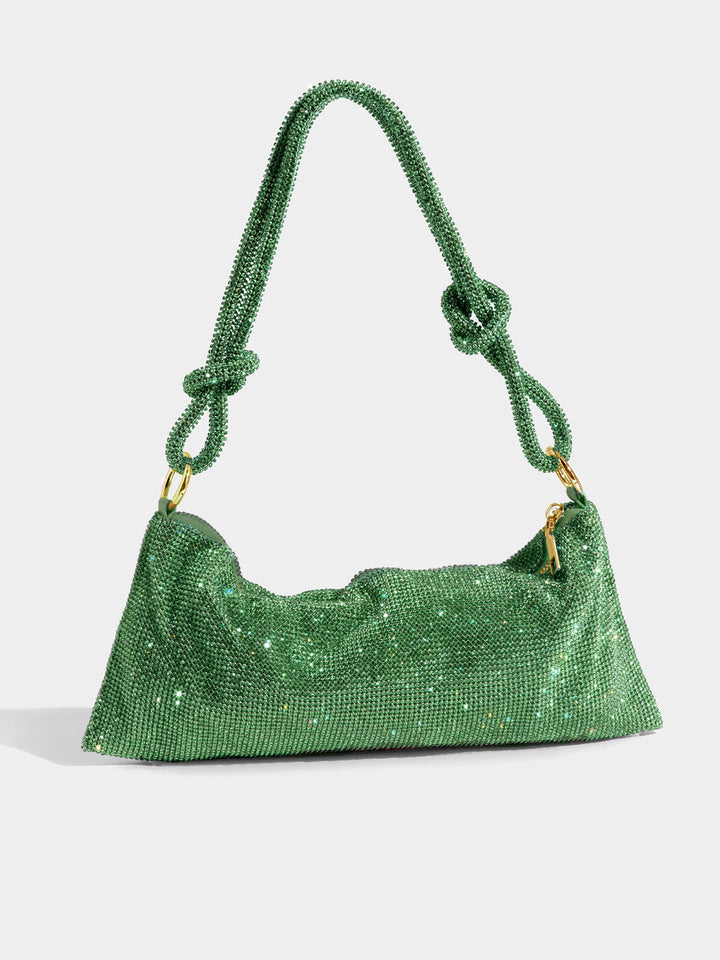 Ana | Dames handtas met ketting en glanzende afwerking