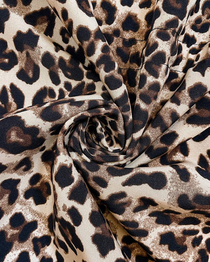 Omkeerbare Leopard Gevoerde Hooded Jast