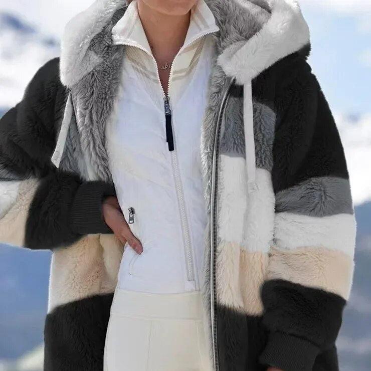 EMMA - SNOW LUXE ZIP HOODIE